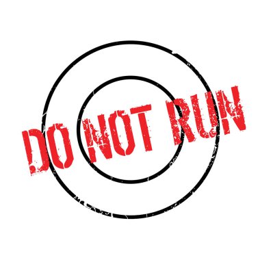 Lastik damgası çalıştırmayın