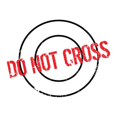 Lastik damgası çapraz değil