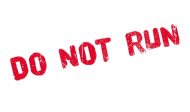 Lastik damgası çalıştırmayın