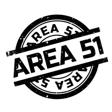 Area 51 rubber stamp clipart