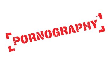 Pornography rubber stamp clipart