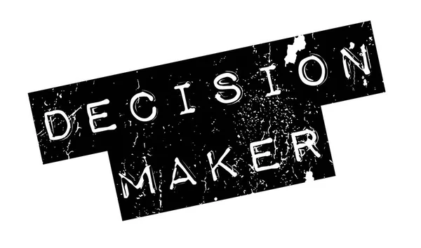 Rozhodnutí Maker razítko — Stockový vektor