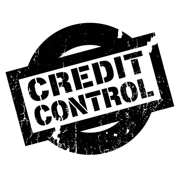 Sello de goma Credit Control — Vector de stock