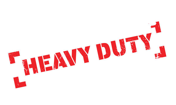 Heavy Duty rubber stamp