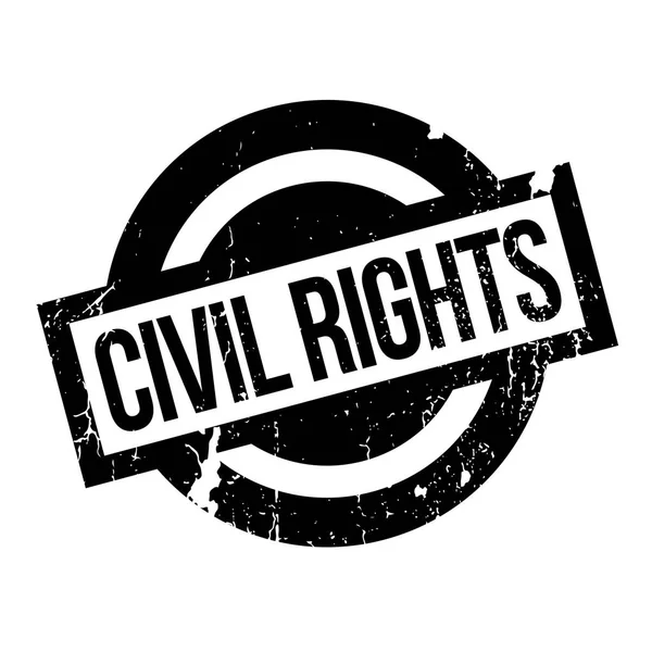 Timbro di gomma dei diritti civili — Vettoriale Stock