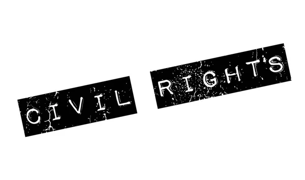 Civil Rights gummistämpel — Stock vektor