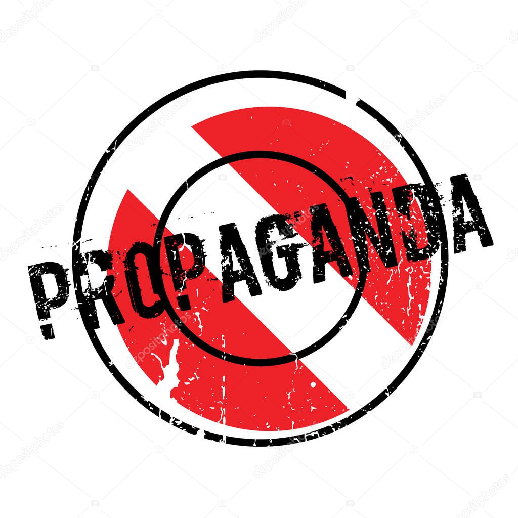 Propaganda rubber stamp