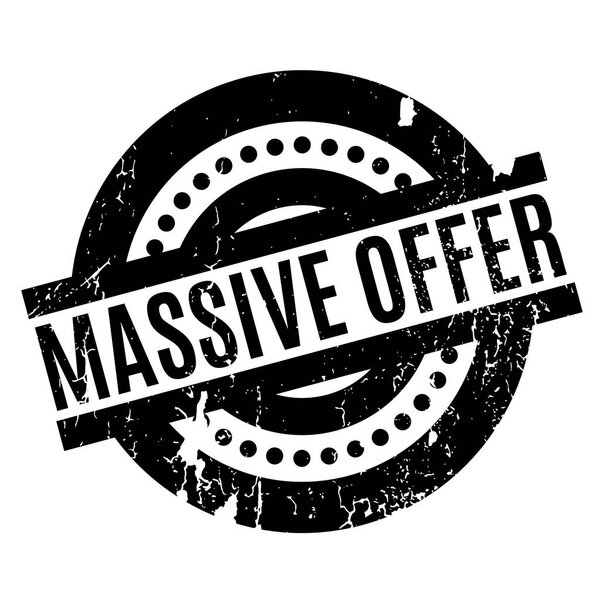 Массивная резиновая марка
