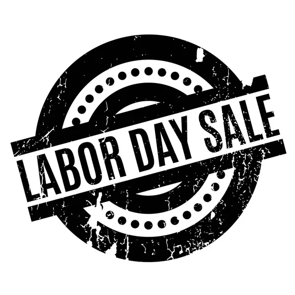Labor Day Sale rubber stamp — Stock Vector