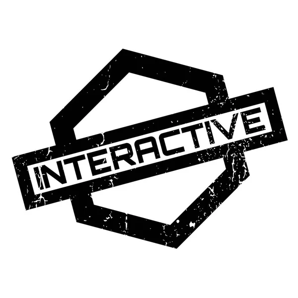 Interactieve Rubberstempel — Stockvector