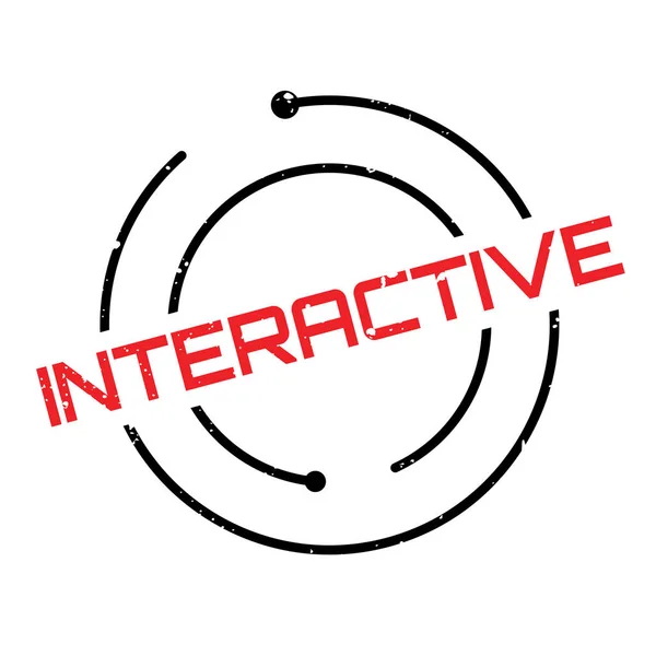 Interactieve Rubberstempel — Stockvector