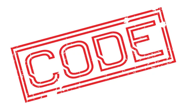 Code-stempel — Stockvector