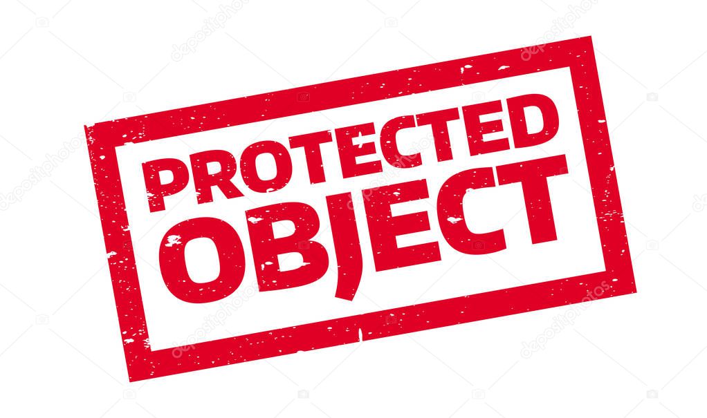 Protected Object rubber stamp