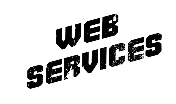Webové služby razítko — Stockový vektor