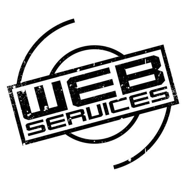 Web Services pieczątka — Wektor stockowy