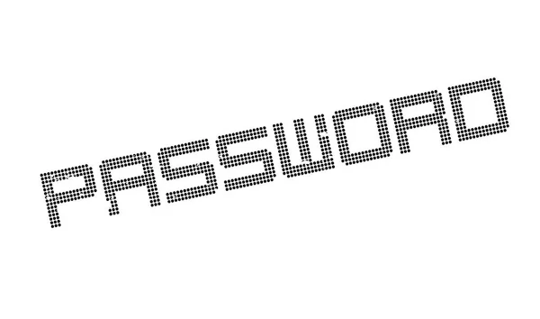Passwort-Stempel — Stockvektor