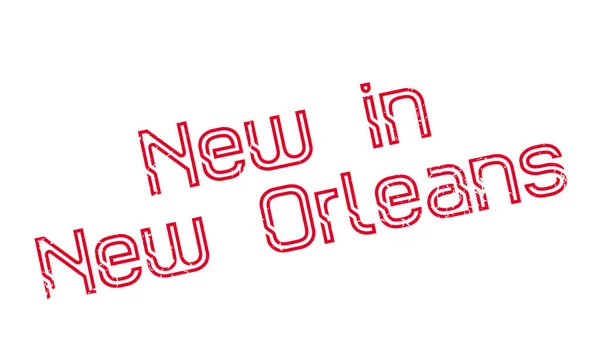 Nuevo En Nueva Orleans sello de goma — Vector de stock