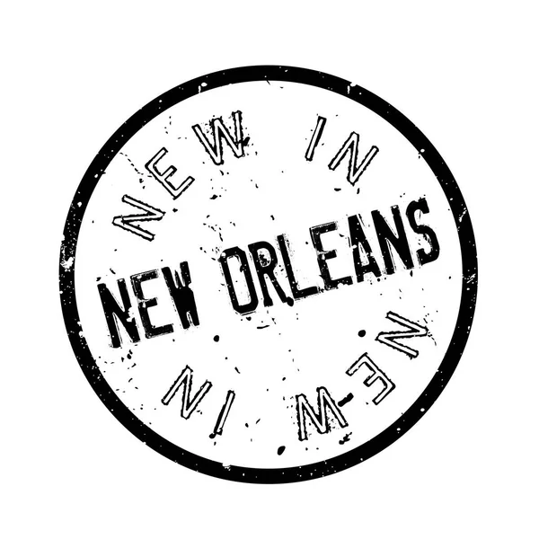 Nuevo En Nueva Orleans sello de goma — Vector de stock