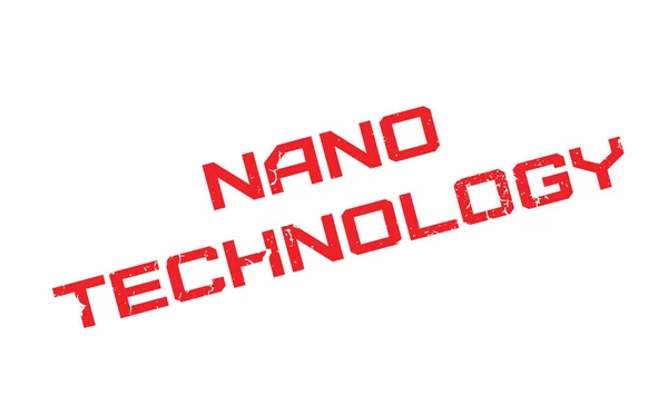Nano technology rubber stamp — Stock Vector