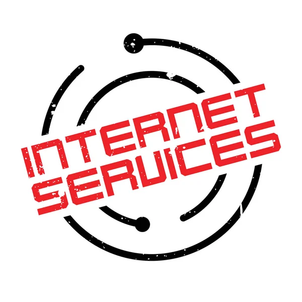 インター ネット サービスのスタンプ — ストックベクタ