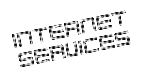 Internetové služby razítko — Stockový vektor