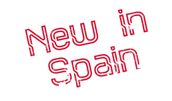 새로운 스페인 고무 스탬프 — 스톡 벡터