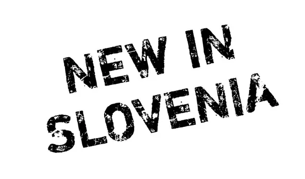 Nya i Slovenien gummistämpel — Stock vektor