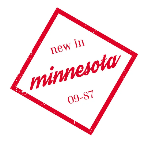 New In Minnesota rubber stamp — Stock Vector