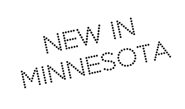 Nuevo En Minnesota sello de goma — Vector de stock