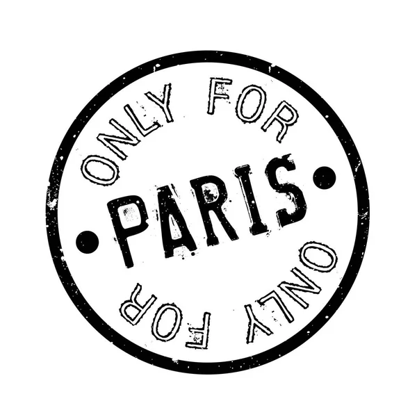 Uniquement pour timbre caoutchouc Paris — Image vectorielle