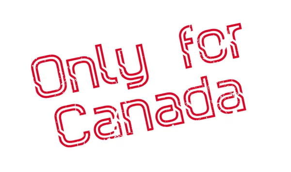 Uniquement pour le Canada timbre en caoutchouc — Image vectorielle