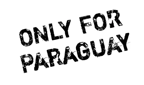 Uniquement pour timbre caoutchouc Paraguay — Image vectorielle