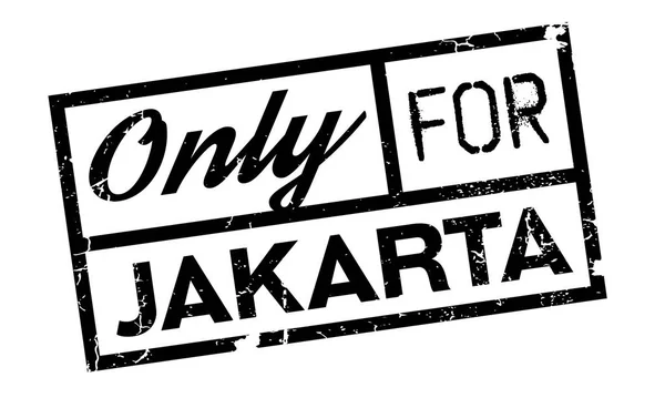 Solo para sello de goma de Yakarta — Vector de stock