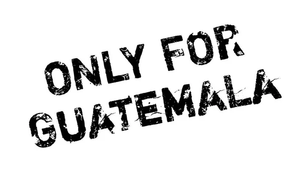 Solo para sello de goma Guatemala — Vector de stock