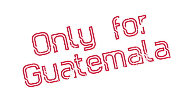 Solo para sello de goma Guatemala — Vector de stock