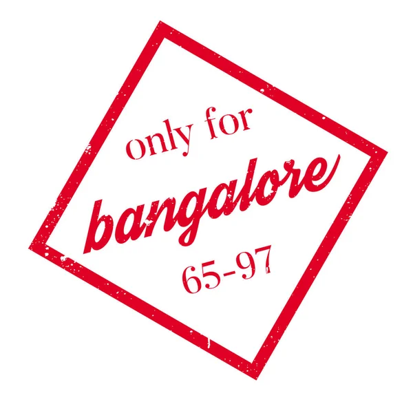 Nur für Bangalore-Stempel — Stockvektor