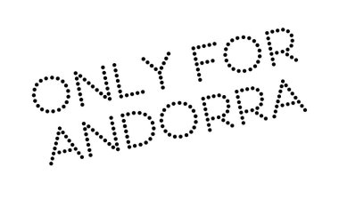 Sadece andorra onaylayan kaşe