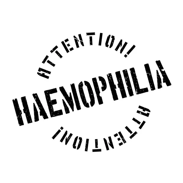 Hemofili gummistämpel — Stock vektor