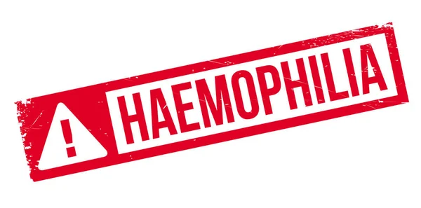 Hemofili gummistämpel — Stock vektor