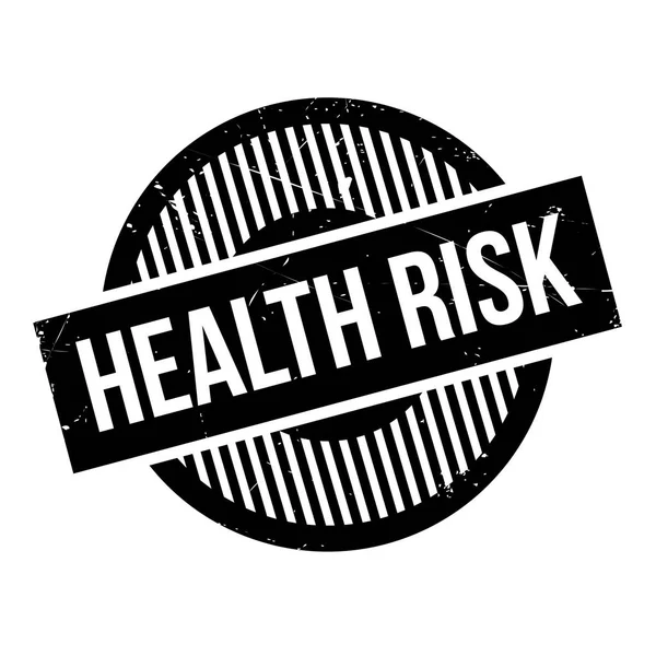 Health Risk rubber stamp — Stock Vector