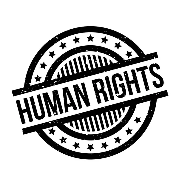 Timbro di gomma dei diritti umani — Vettoriale Stock