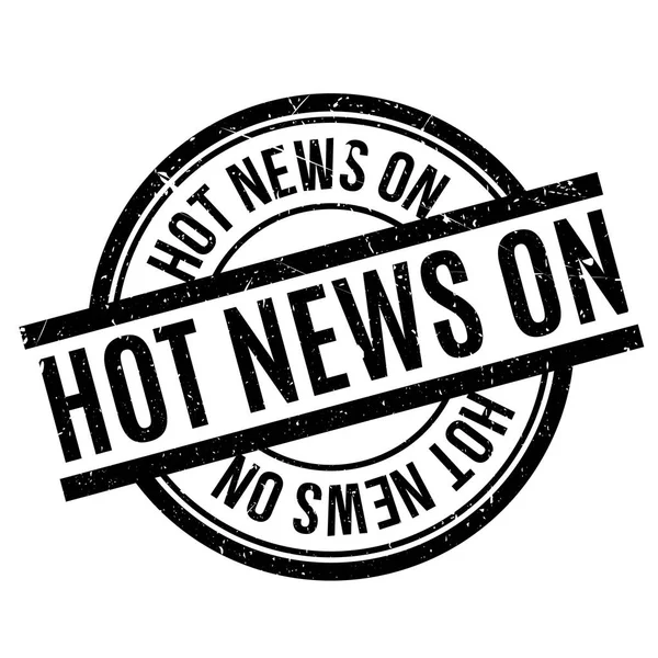 Sıcak Haberler üzerinde lastik damgası