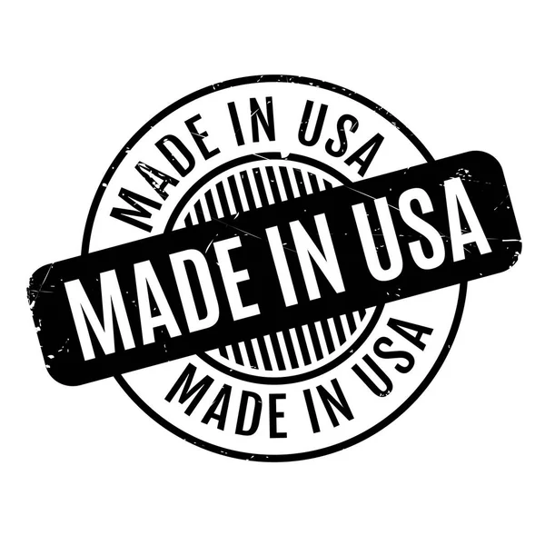 Made In Usa gumibélyegző — Stock Vector