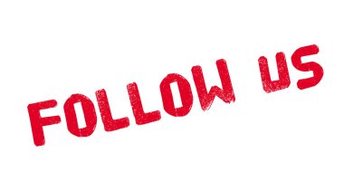 Lastik damgası bizi izleyin