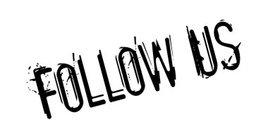 Lastik damgası bizi izleyin