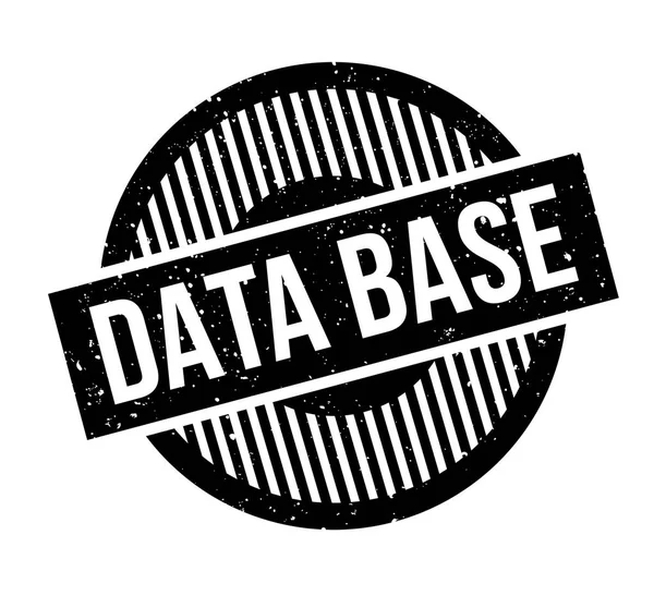 Base de données tampon caoutchouc — Image vectorielle