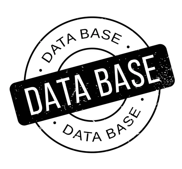 Sello de goma base de datos — Vector de stock