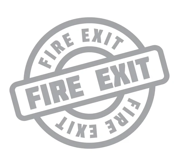 Fire Exit rubber stamp — Stock Vector