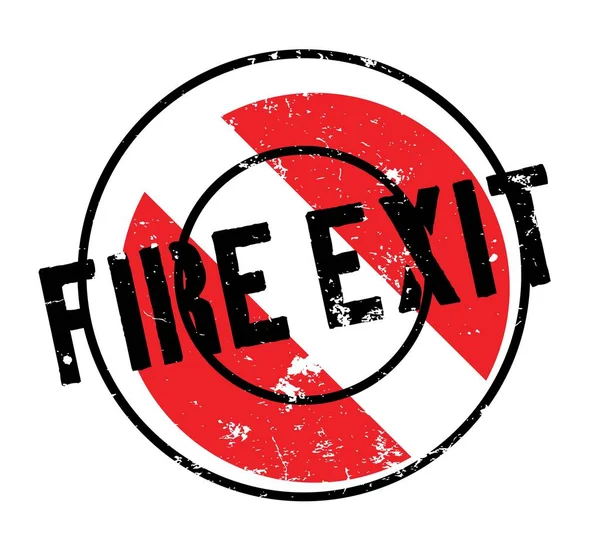 Sello de goma Fire Exit — Archivo Imágenes Vectoriales