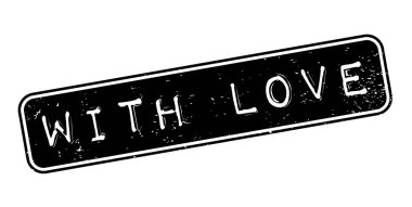 sevgi lastik damgası ile